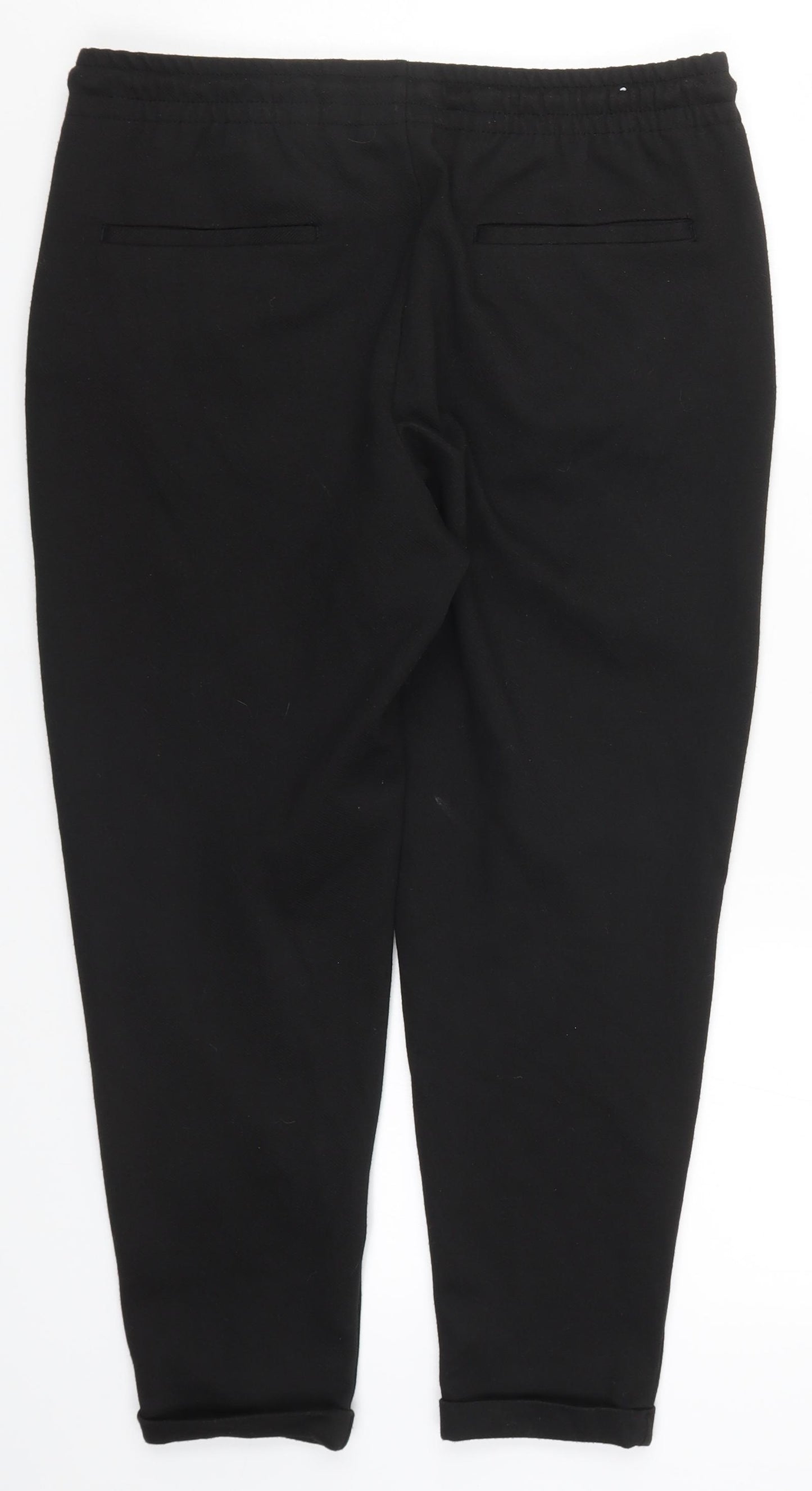 Zara Womens Black   Sweatpants Trousers Size L L24 in