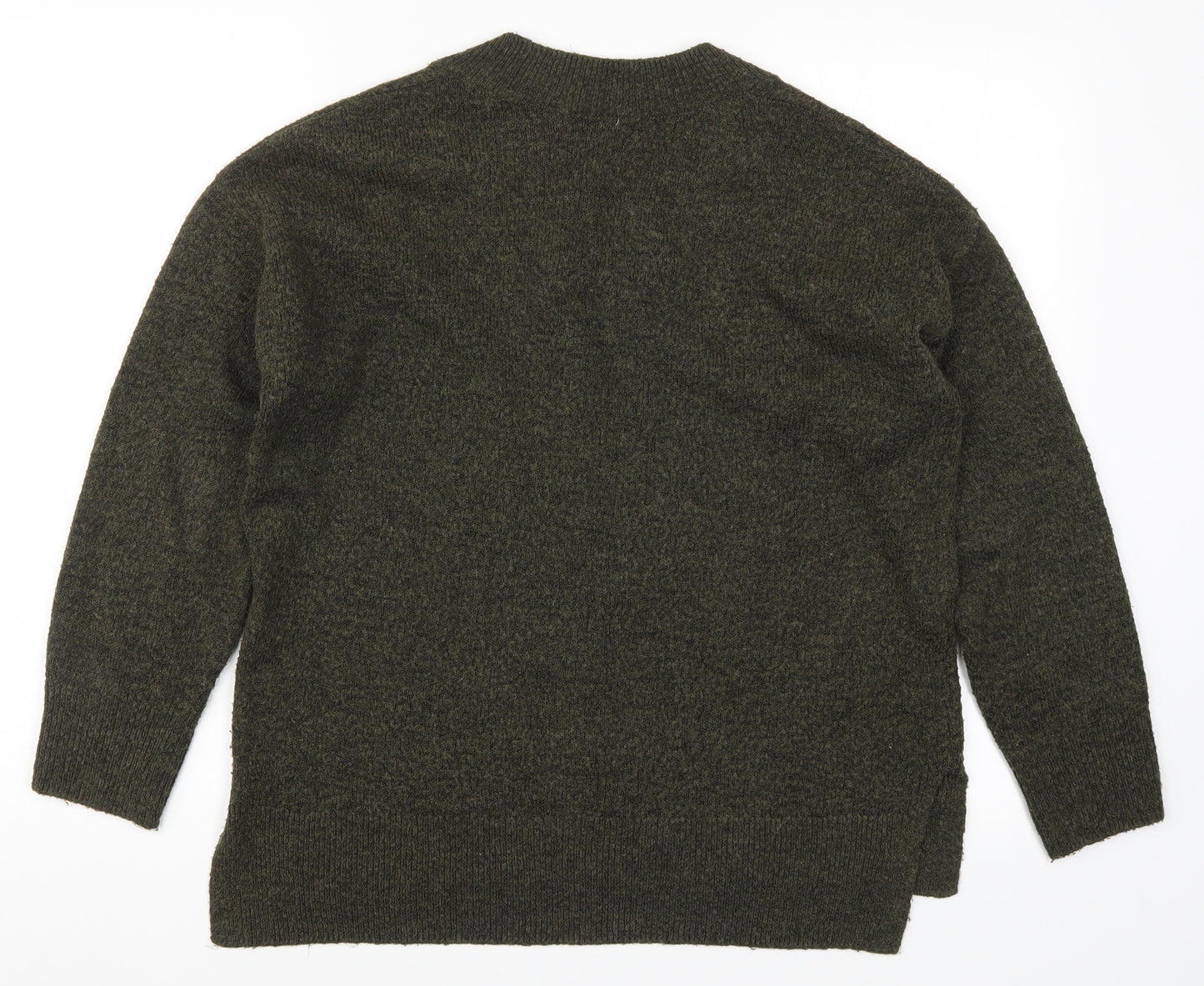 TU Womens Green  Knit Pullover Jumper Size 12