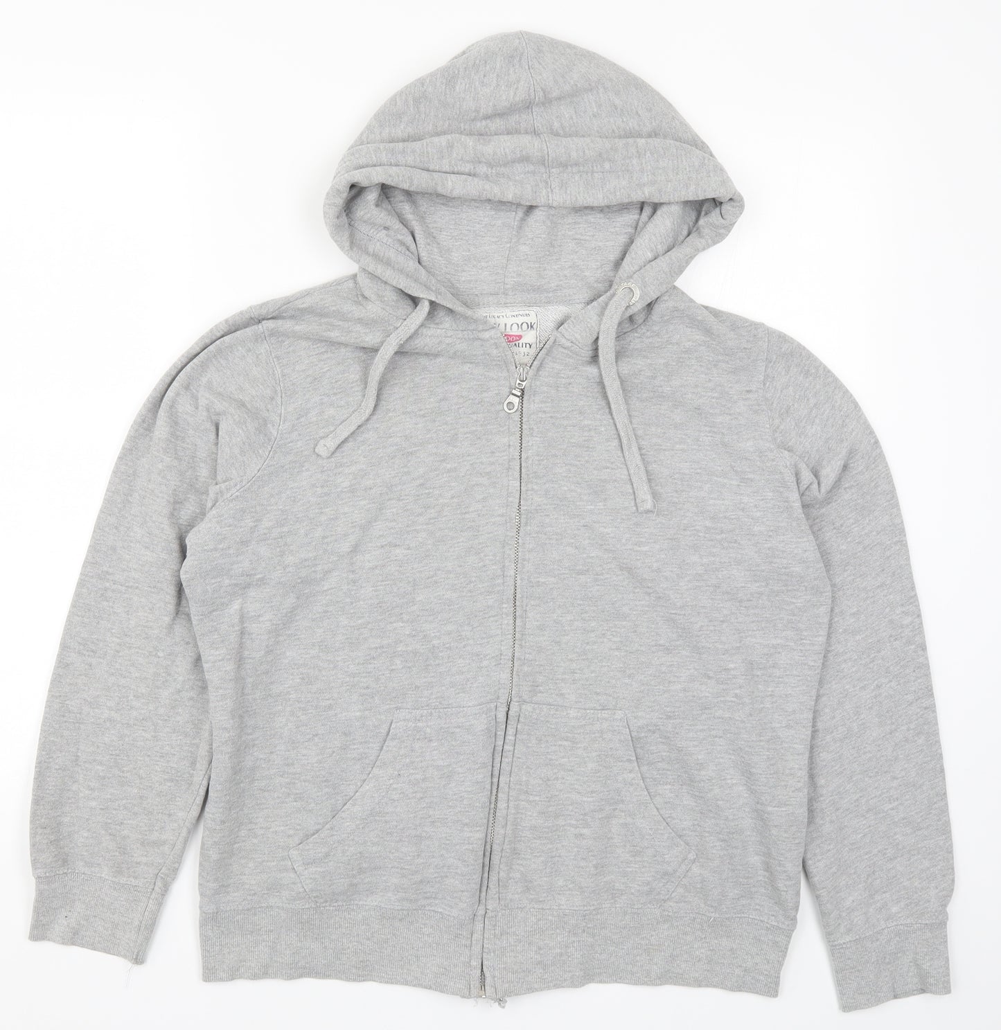New Look Womens Grey   Full Zip Hoodie Size 18