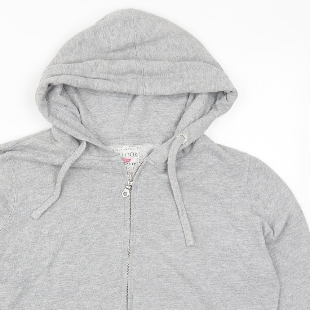 New Look Womens Grey   Full Zip Hoodie Size 18