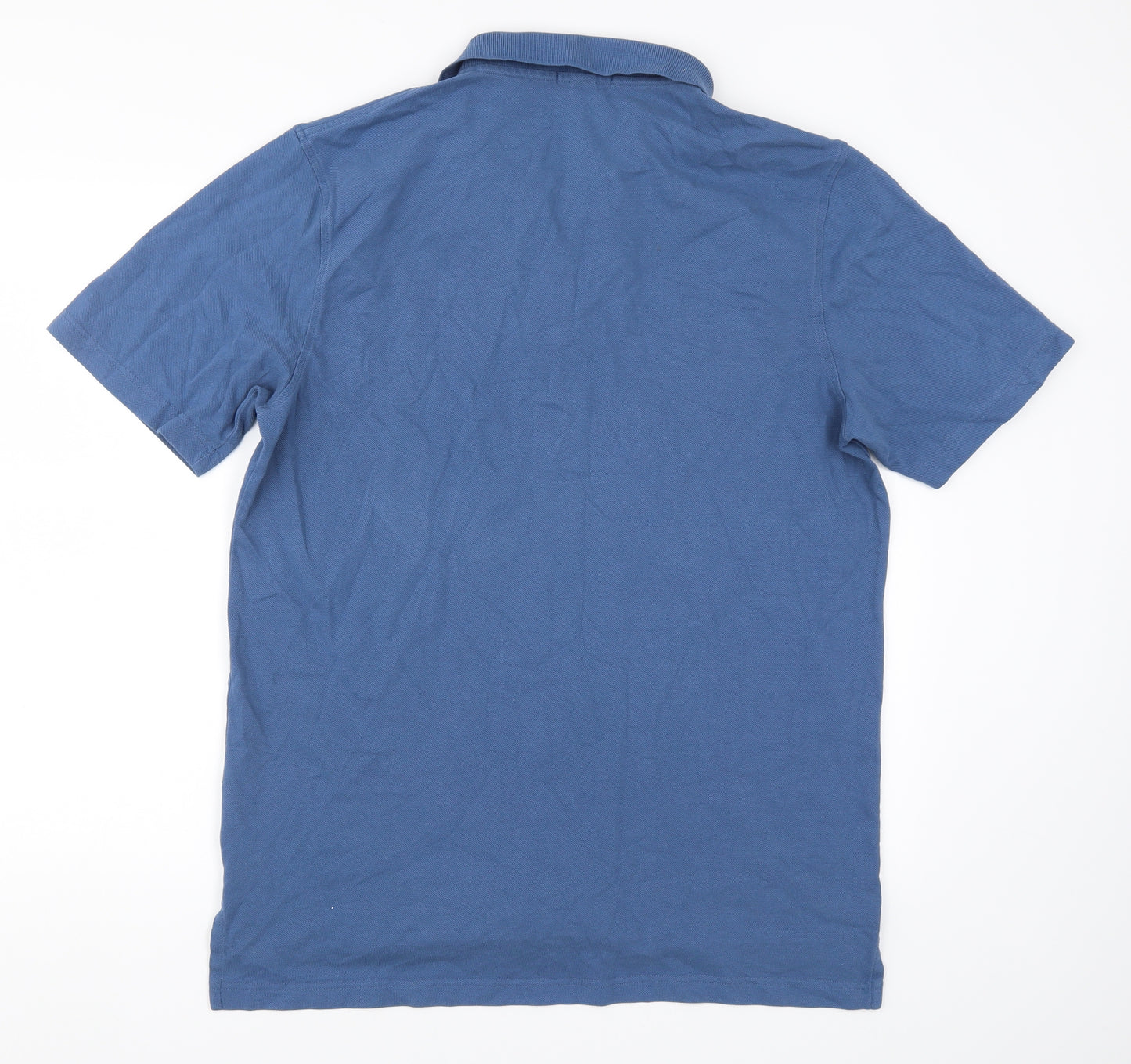 Lands end Mens Blue    Polo Size L