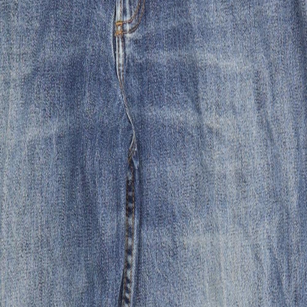 Lands End Mens Blue  Denim Straight Jeans Size 40 L30 in
