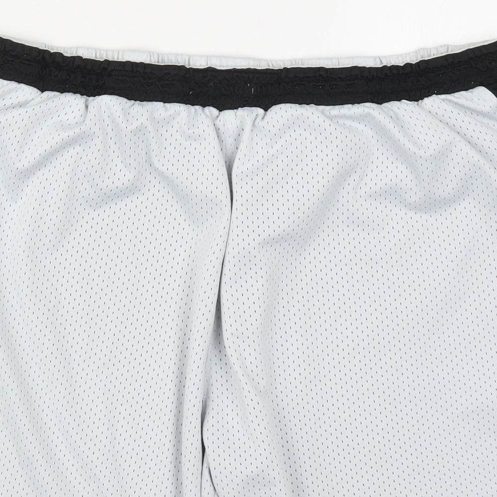 Spalding Mens White   Athletic Shorts Size 2XL - Logo