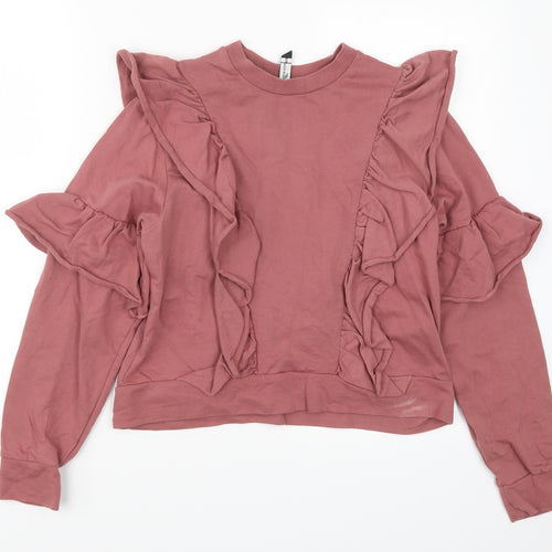 Influence Womens Pink   Pullover Sweatshirt Size 8