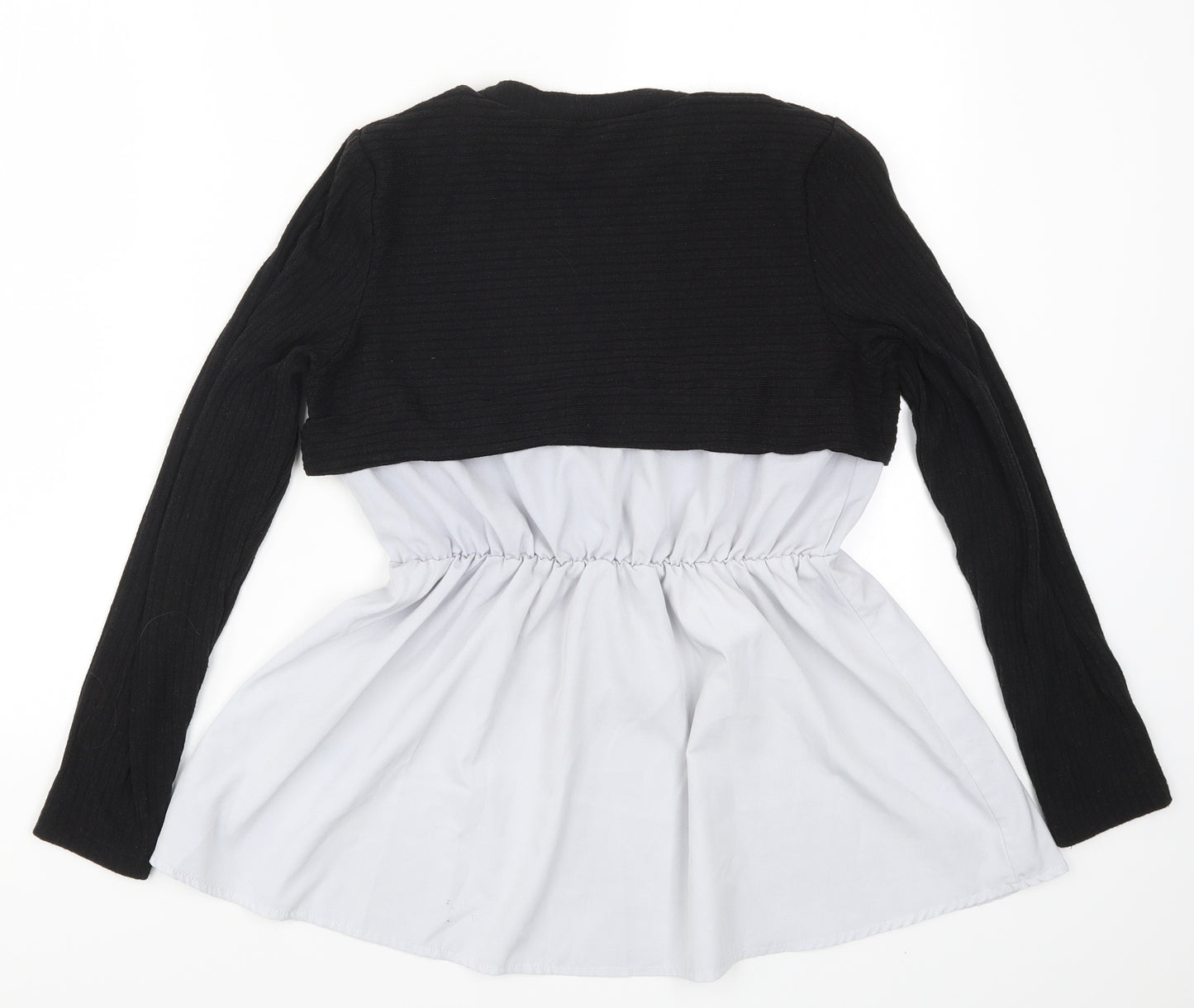 SheIn Womens Black   Basic Blouse Size S  - Grey
