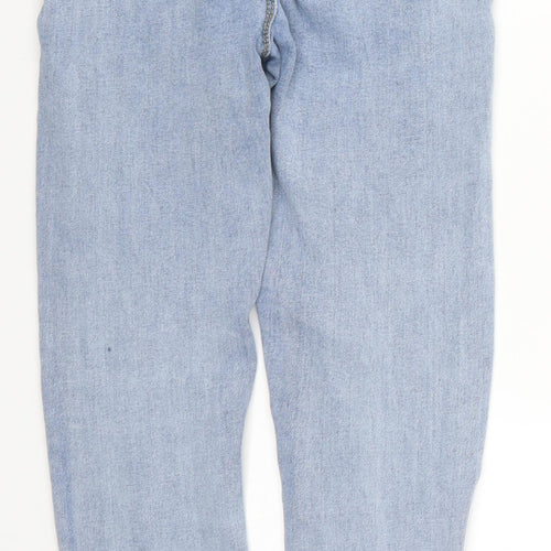 PRETTYLITTLETHING Womens Blue  Denim Skinny Jeans Size 10 L26 in