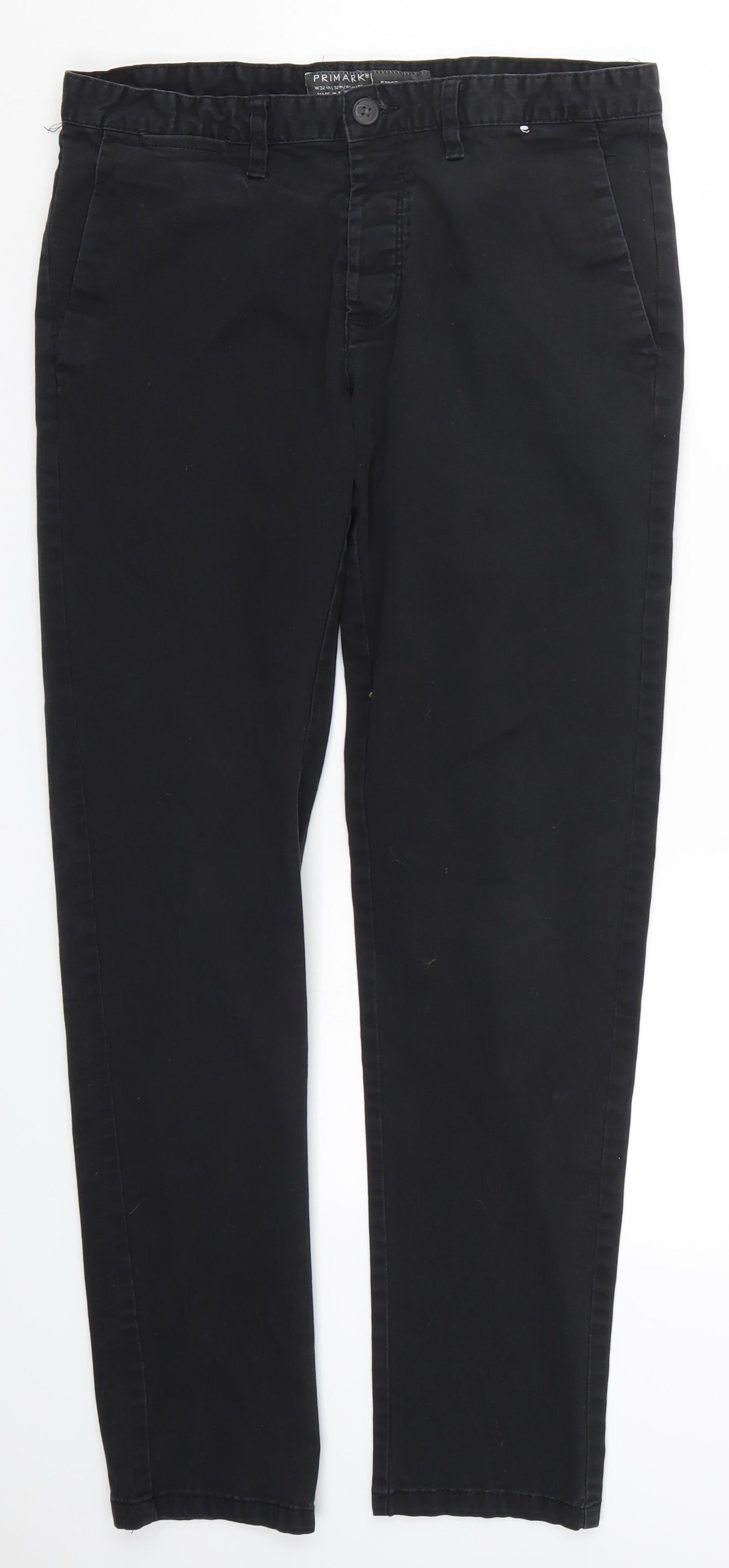 Primark Mens Black   Trousers  Size 32 L30 in