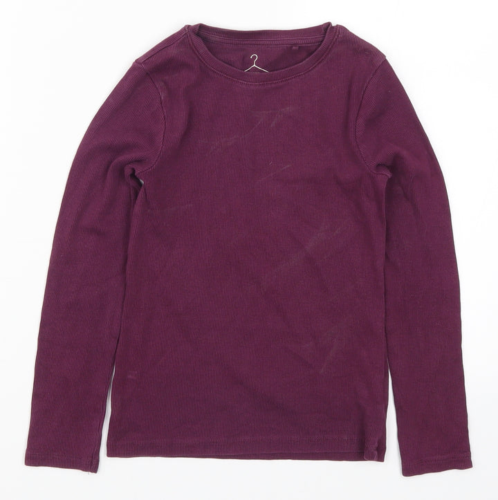 NEXT Girls Purple   Basic T-Shirt Size 8 Years