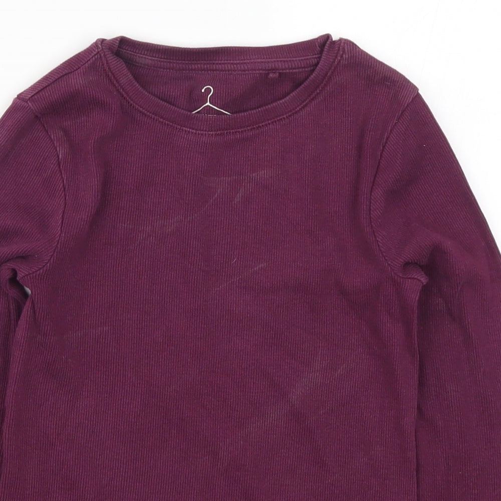 NEXT Girls Purple   Basic T-Shirt Size 8 Years