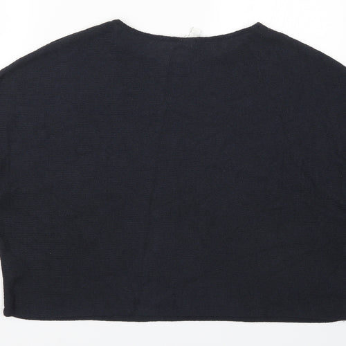 H&M Womens Blue  Knit Pullover Jumper Size L