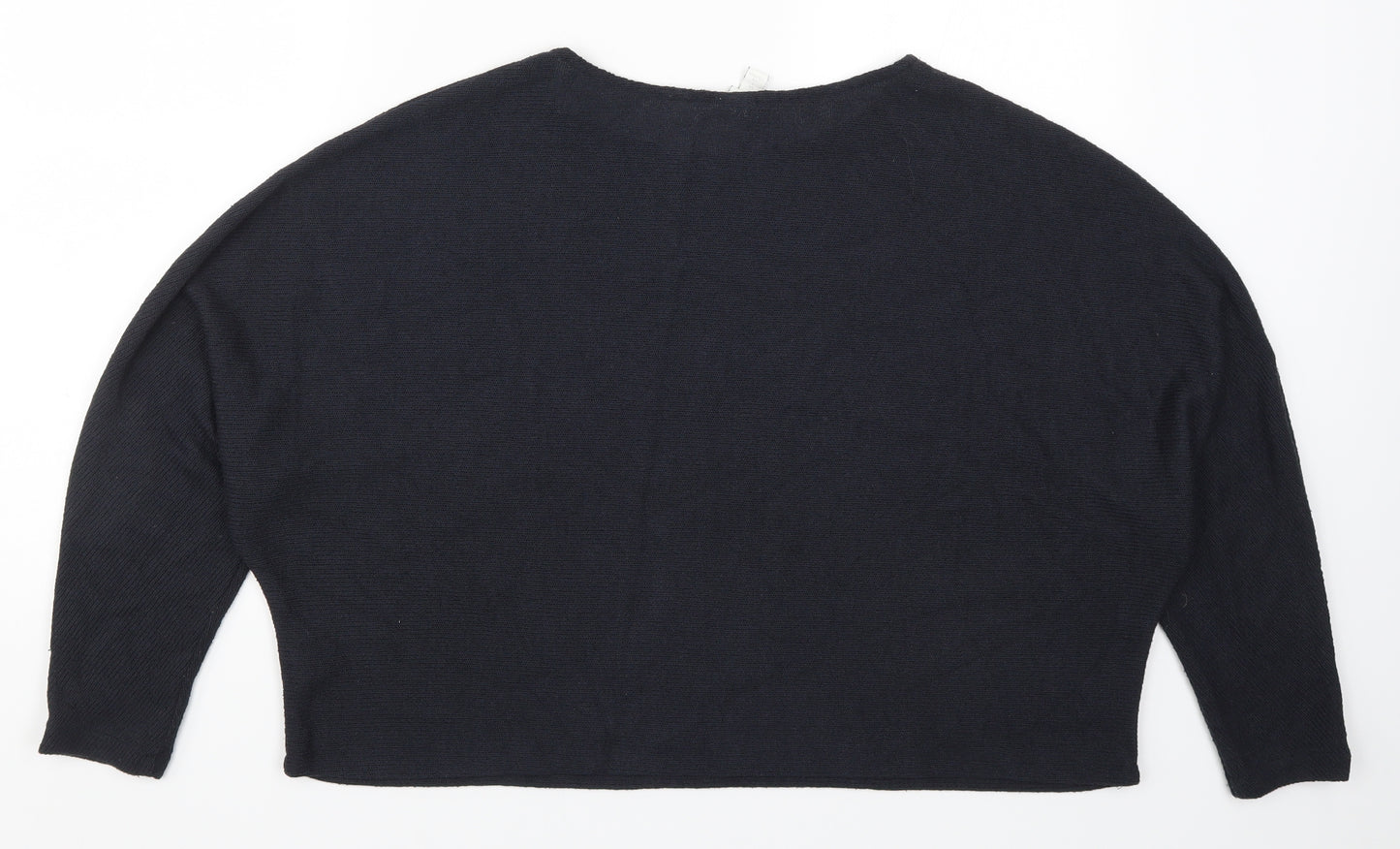 H&M Womens Blue  Knit Pullover Jumper Size L