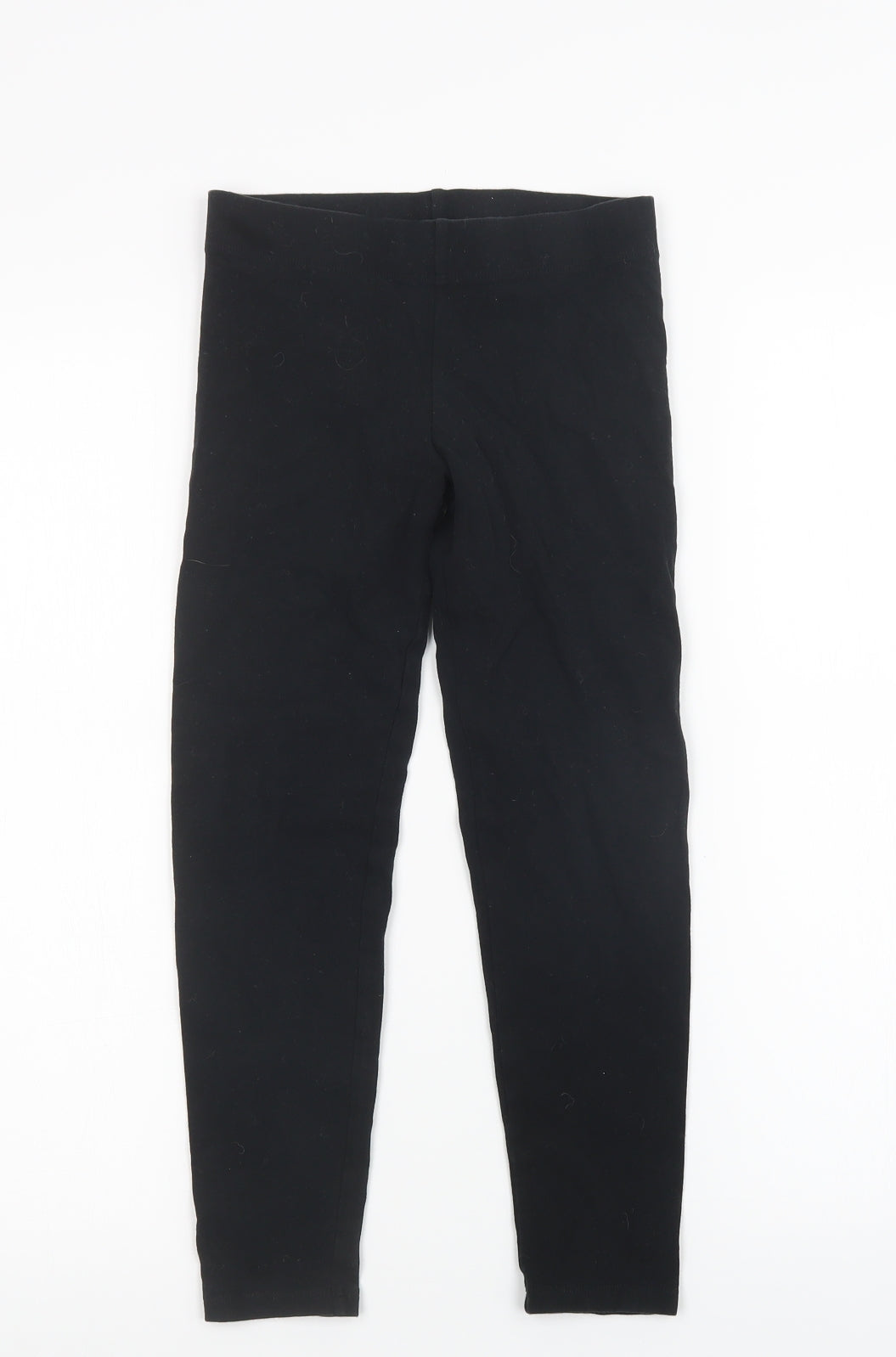 Marks and Spencer Girls Black   Carrot Trousers Size 9-10 Years