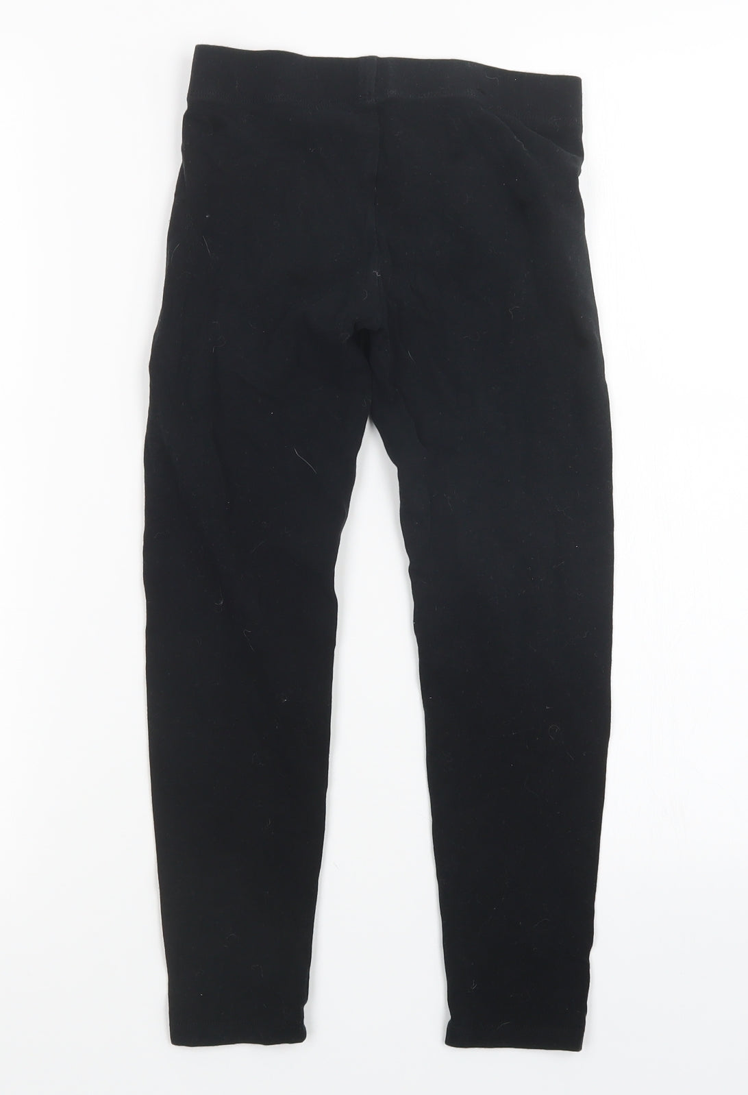 Marks and Spencer Girls Black   Carrot Trousers Size 9-10 Years