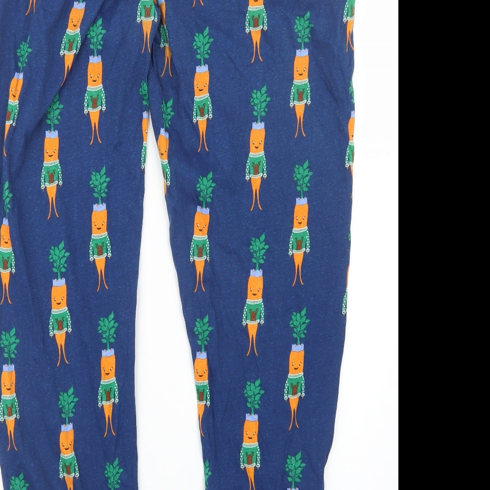Avenue Mens Blue Geometric   Pyjama Set Size XL  - Christmas