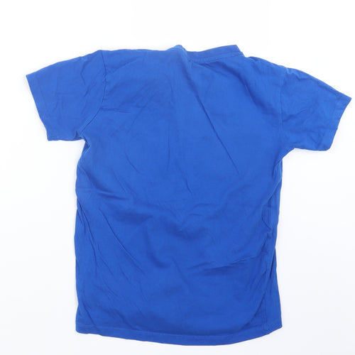 Urban Outlaws Boys Blue   Basic T-Shirt Size 11-12 Years