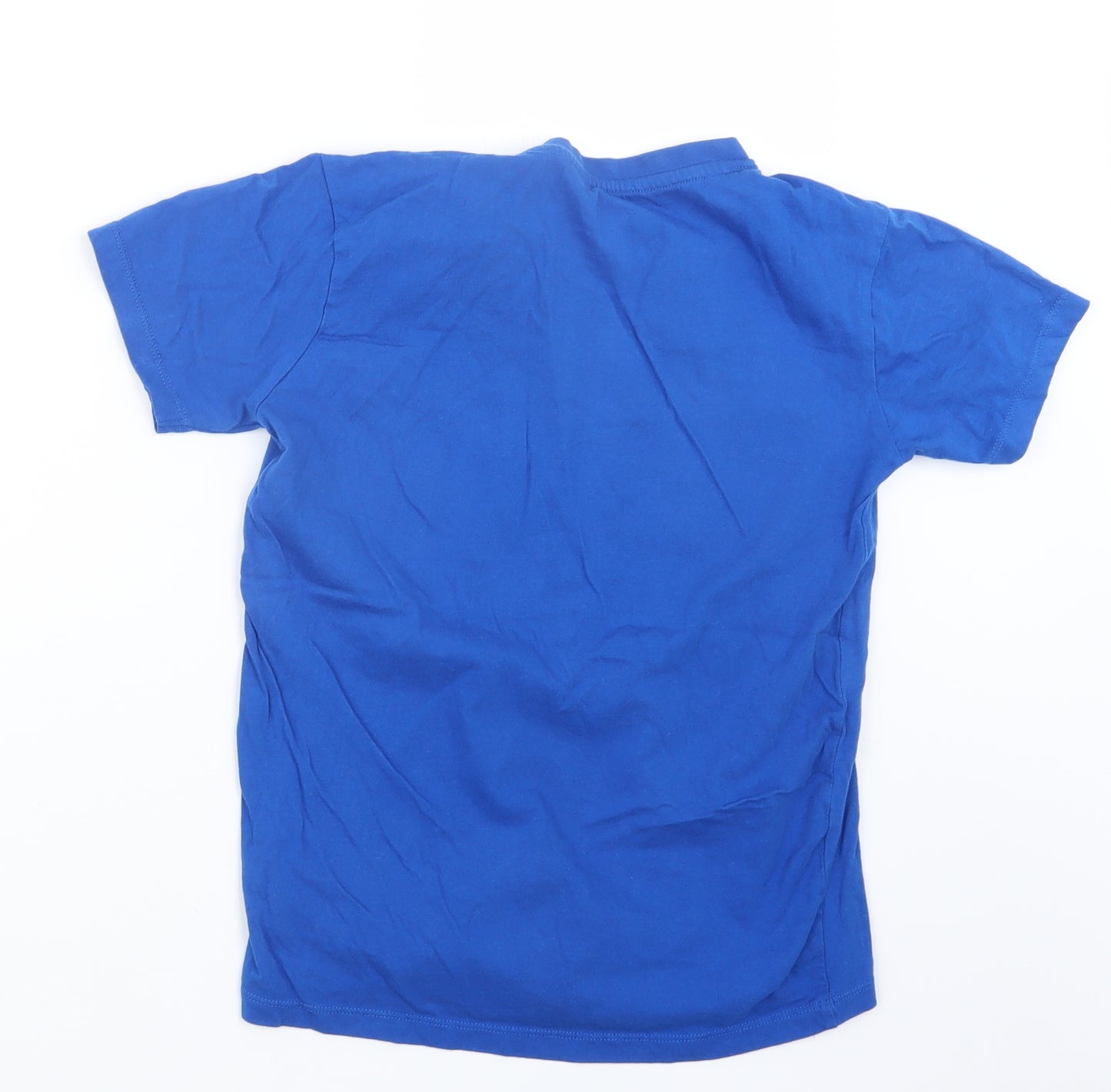 Urban Outlaws Boys Blue   Basic T-Shirt Size 11-12 Years