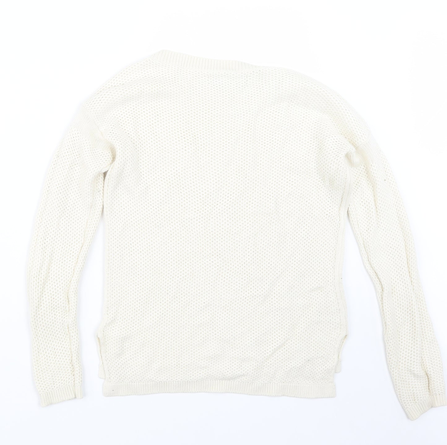LOFT Womens Beige  Knit Pullover Jumper Size XS