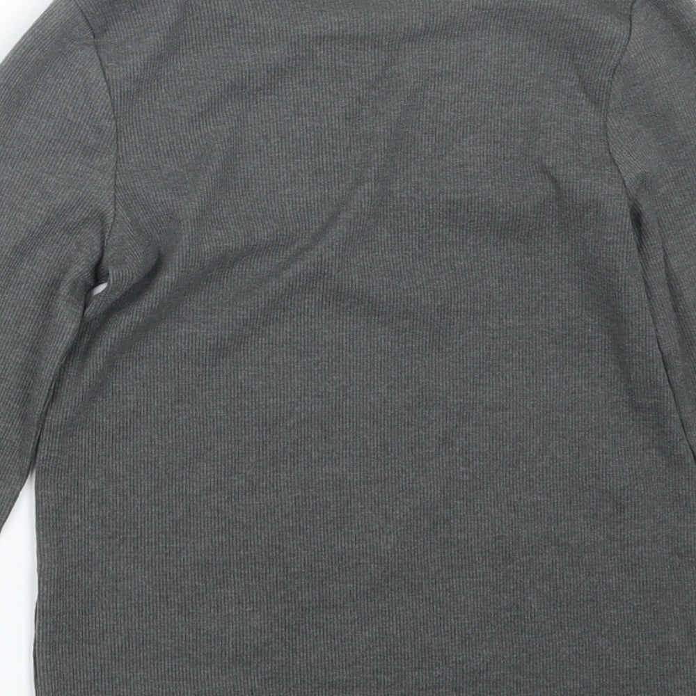 TU Girls Grey   Basic T-Shirt Size 6-7 Years