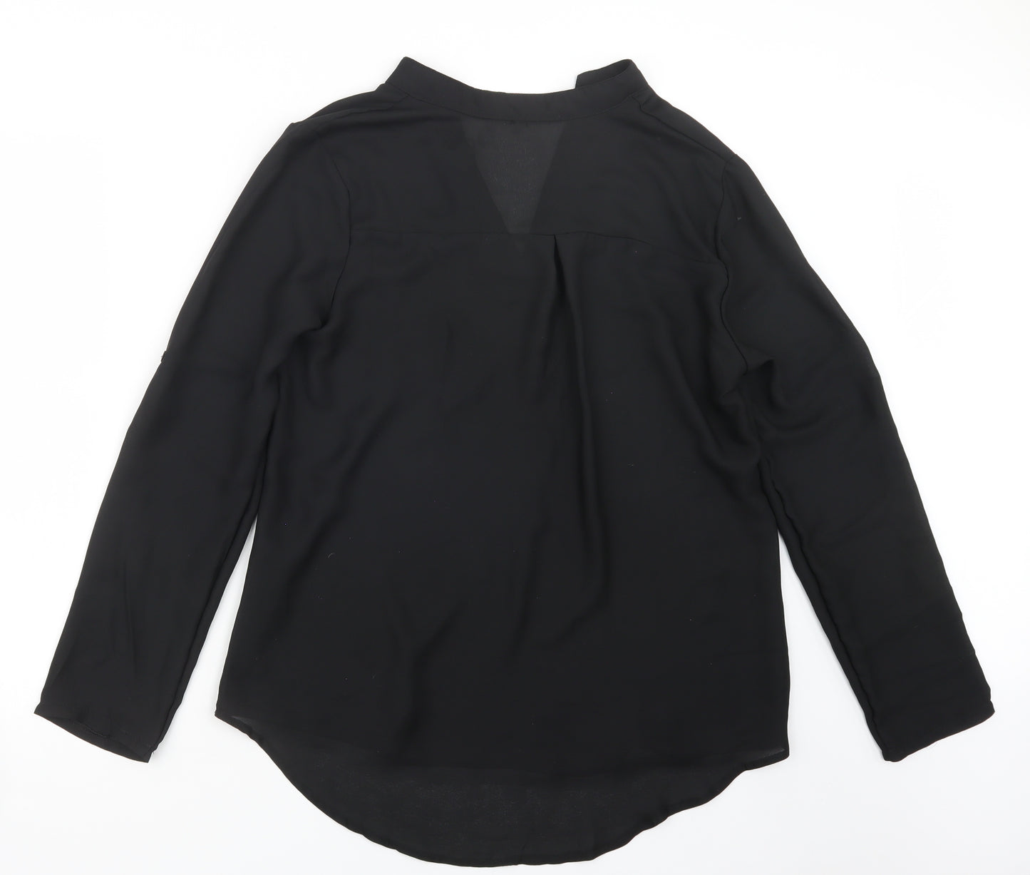 Preworn Womens Black   Basic Blouse Size L
