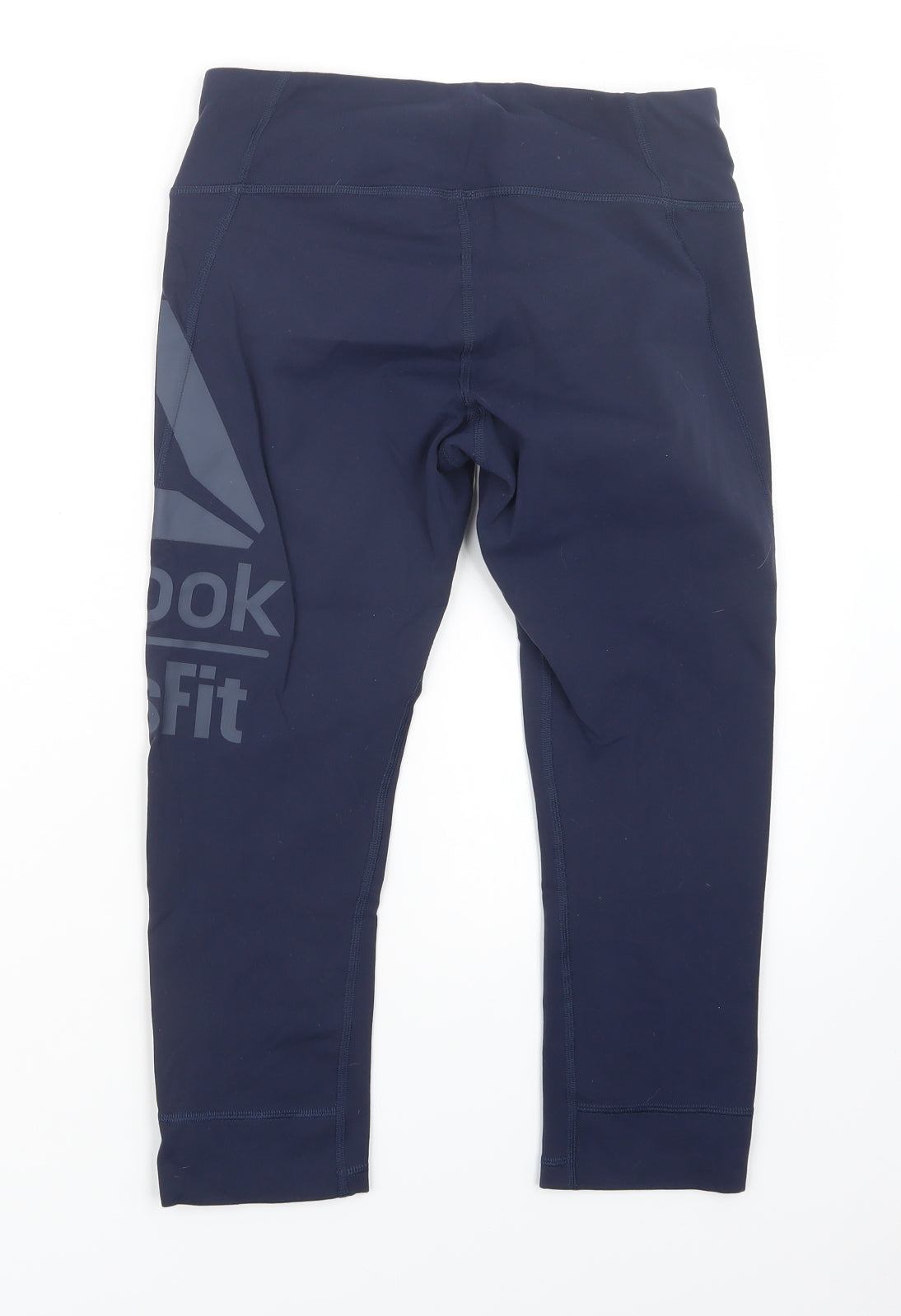 Reebok Womens Blue   Cropped Leggings Size M L19 in