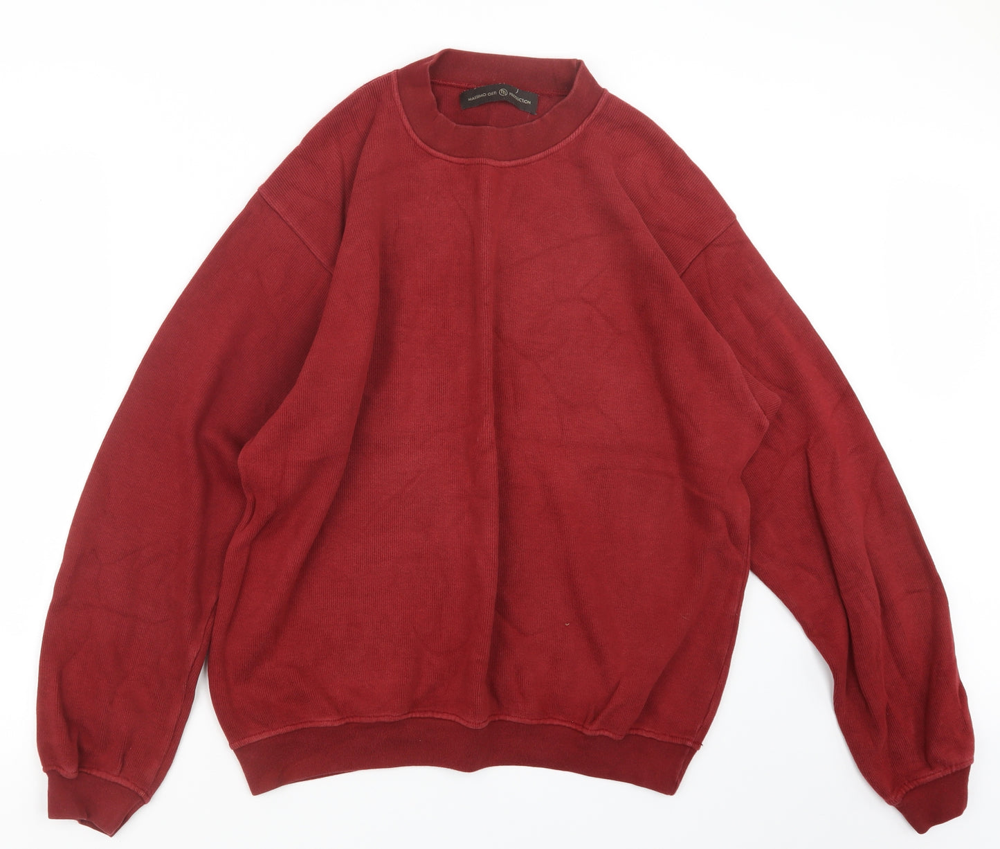 Massimo Osti Mens Red   Pullover Jumper Size M