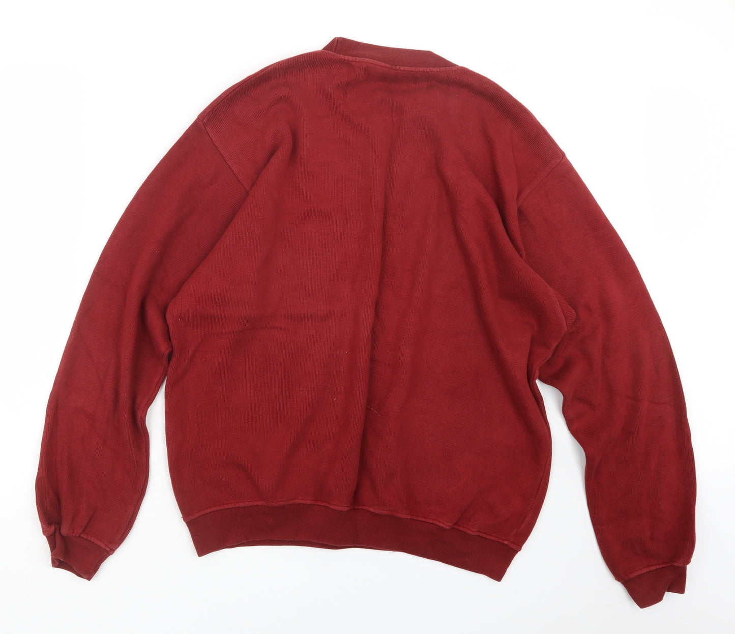 Massimo Osti Mens Red   Pullover Jumper Size M