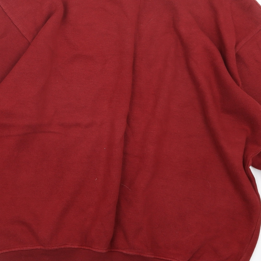 Massimo Osti Mens Red   Pullover Jumper Size M