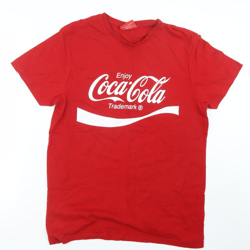 Primark Mens Red    T-Shirt Size XL  - Coca Cola