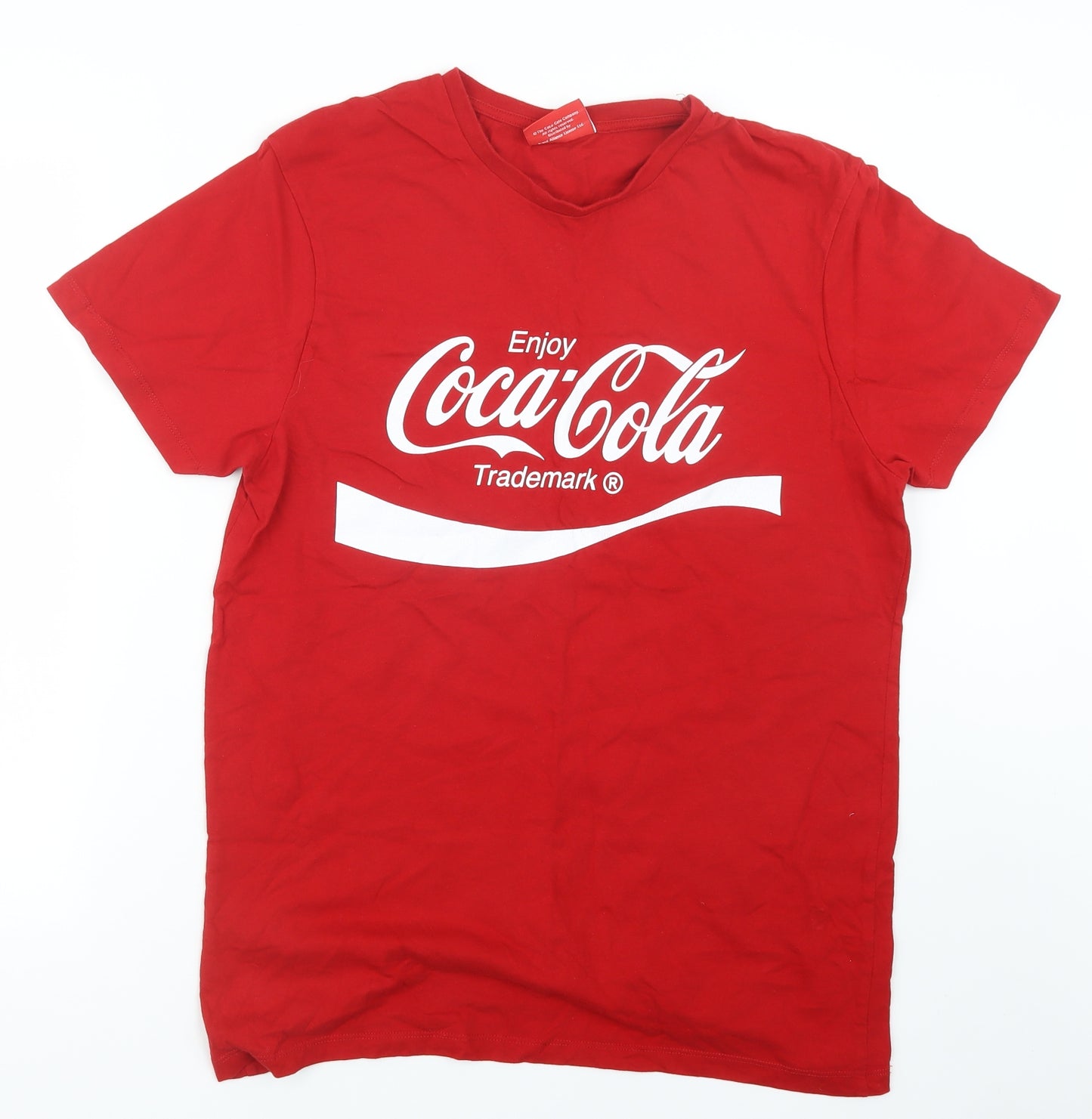 Primark Mens Red    T-Shirt Size XL  - Coca Cola
