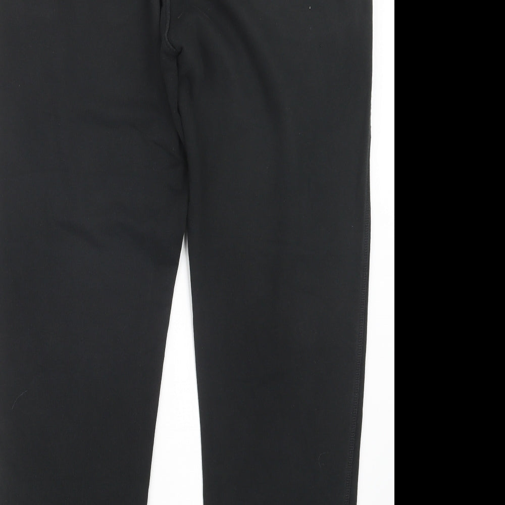 Marks and Spencer Mens Black   Jogger Trousers Size 33 in L27 in