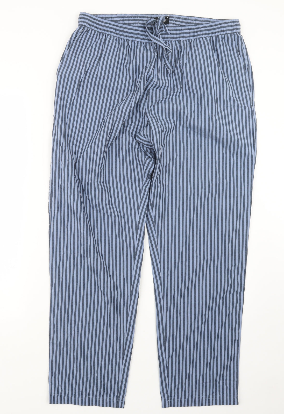 Matalan Mens Blue Striped   Pyjama Pants Size L