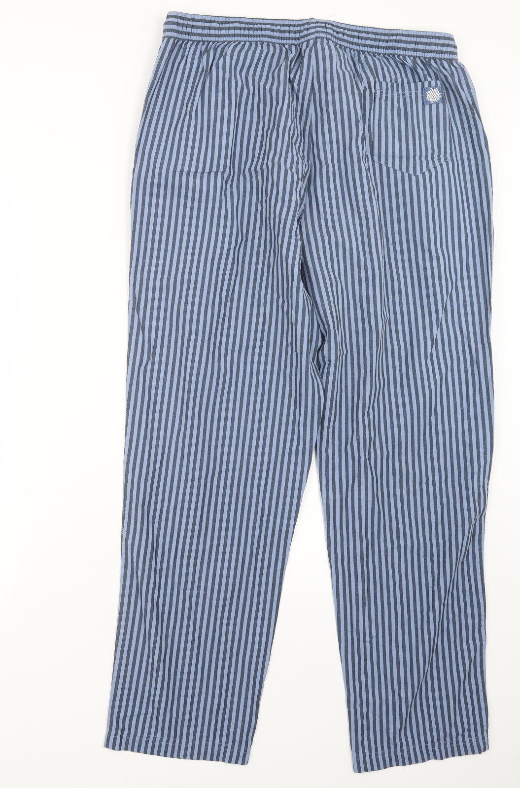 Matalan Mens Blue Striped   Pyjama Pants Size L