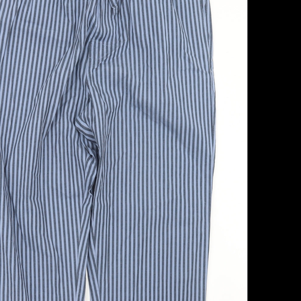 Matalan Mens Blue Striped   Pyjama Pants Size L