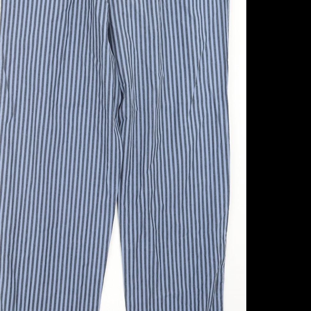 Matalan Mens Blue Striped   Pyjama Pants Size L