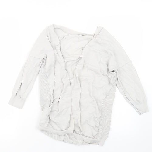 TU Womens Grey  Knit Cardigan Jumper Size 12