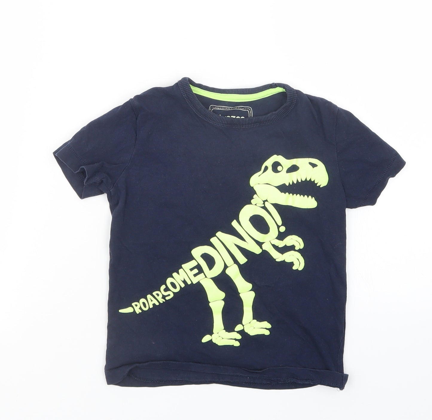 Blue Zoo Boys Blue   Basic T-Shirt Size 2-3 Years