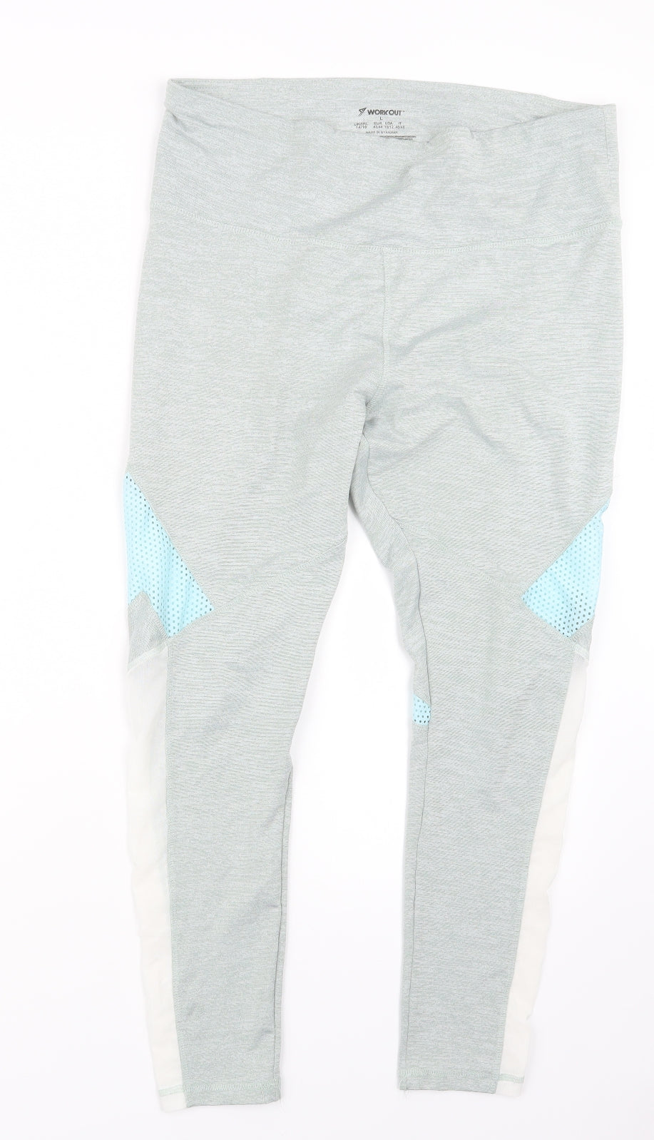 Workout Womens Green   Capri Leggings Size 14 L24.5 in