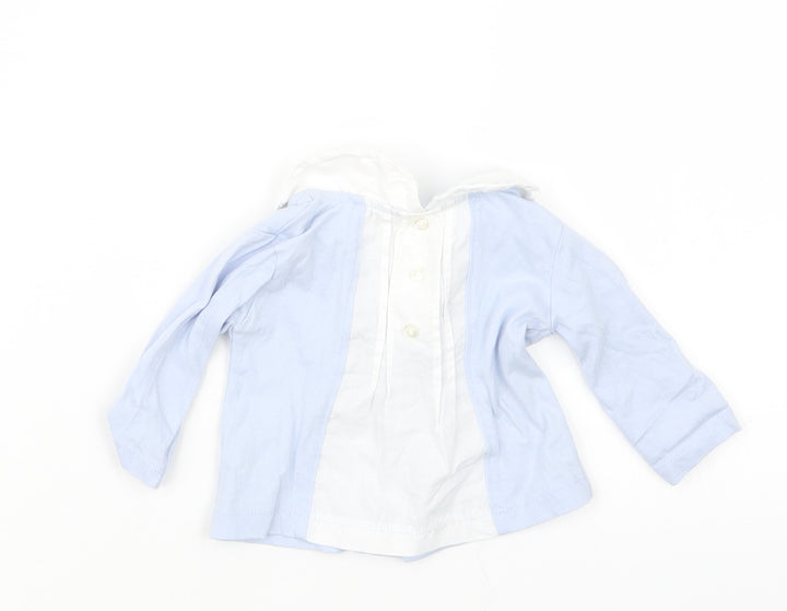 Matalan Girls Blue   Basic T-Shirt Size Newborn