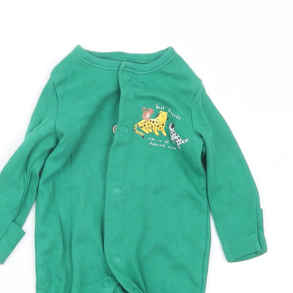 George Baby Green   Coverall Outfit/Set Size Newborn