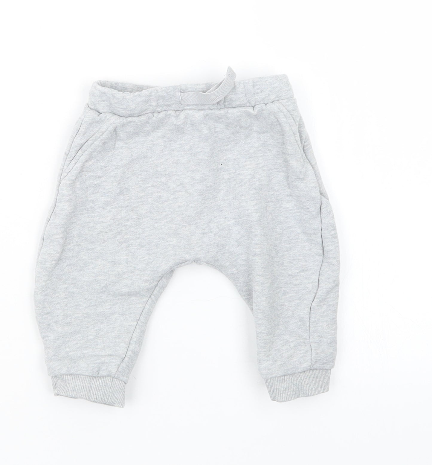 Marks and Spencer Boys Grey   Jogger Trousers Size 3-6 Months