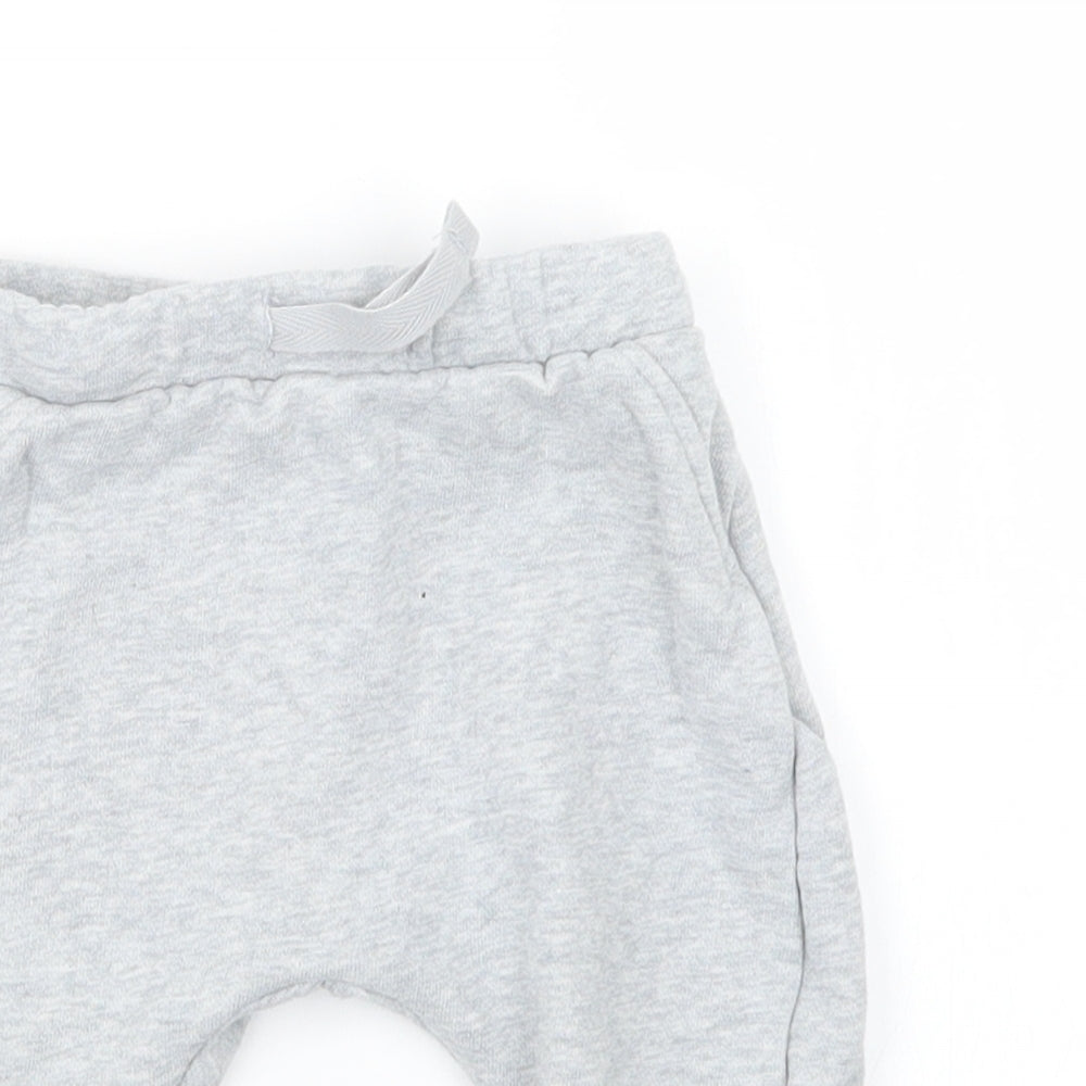 Marks and Spencer Boys Grey   Jogger Trousers Size 3-6 Months