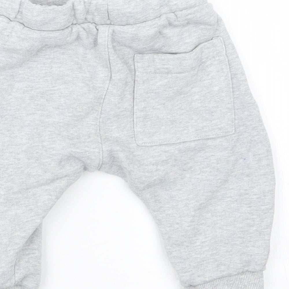 Marks and Spencer Boys Grey   Jogger Trousers Size 3-6 Months