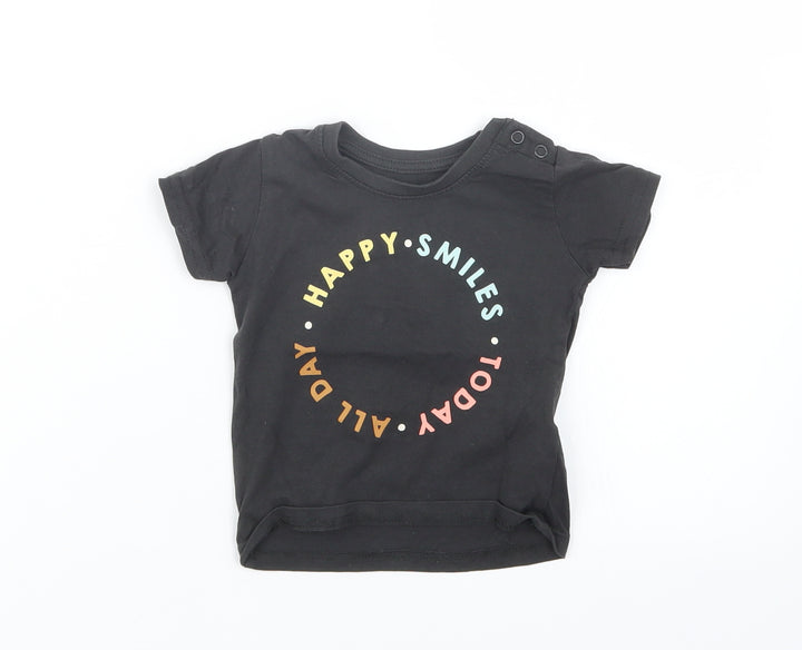 Primark Girls Grey   Basic T-Shirt Size 3-6 Months
