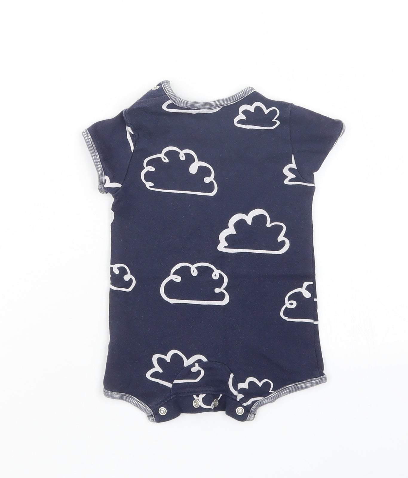 NEXT Boys Blue Geometric  Coverall Outfit/Set Size Newborn