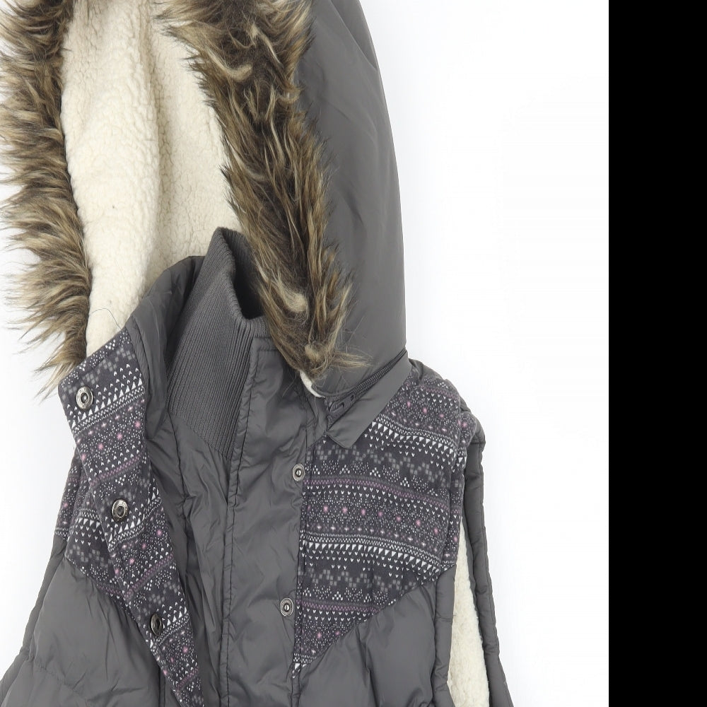 SoulCal&Co Womens Grey   Gilet Jacket Size M