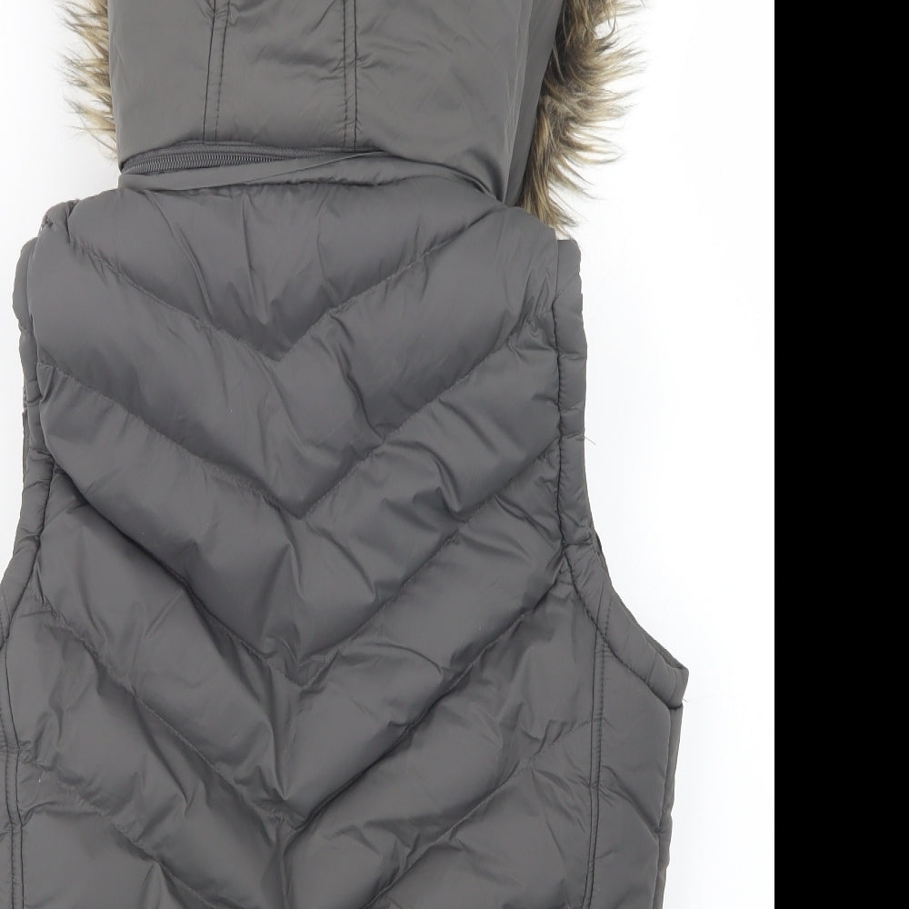 SoulCal&Co Womens Grey   Gilet Jacket Size M