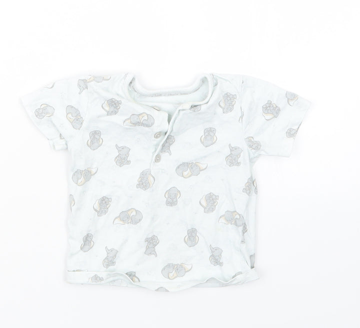 George Baby Grey Geometric Basic T-Shirt Size 9-12 Months - Dumbo