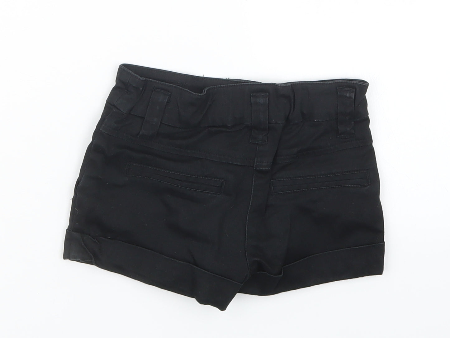 NEXT Girls Black   Boyfriend Shorts Size 3 Years