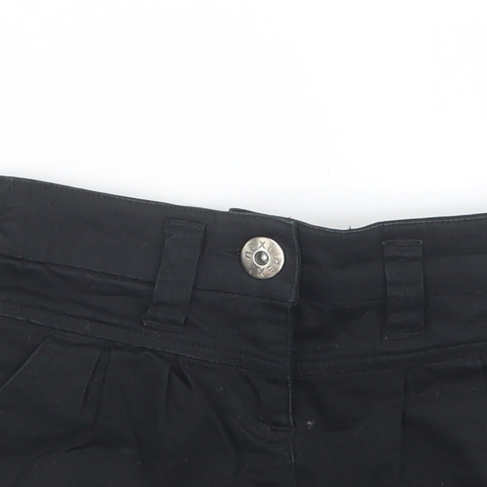 NEXT Girls Black   Boyfriend Shorts Size 3 Years