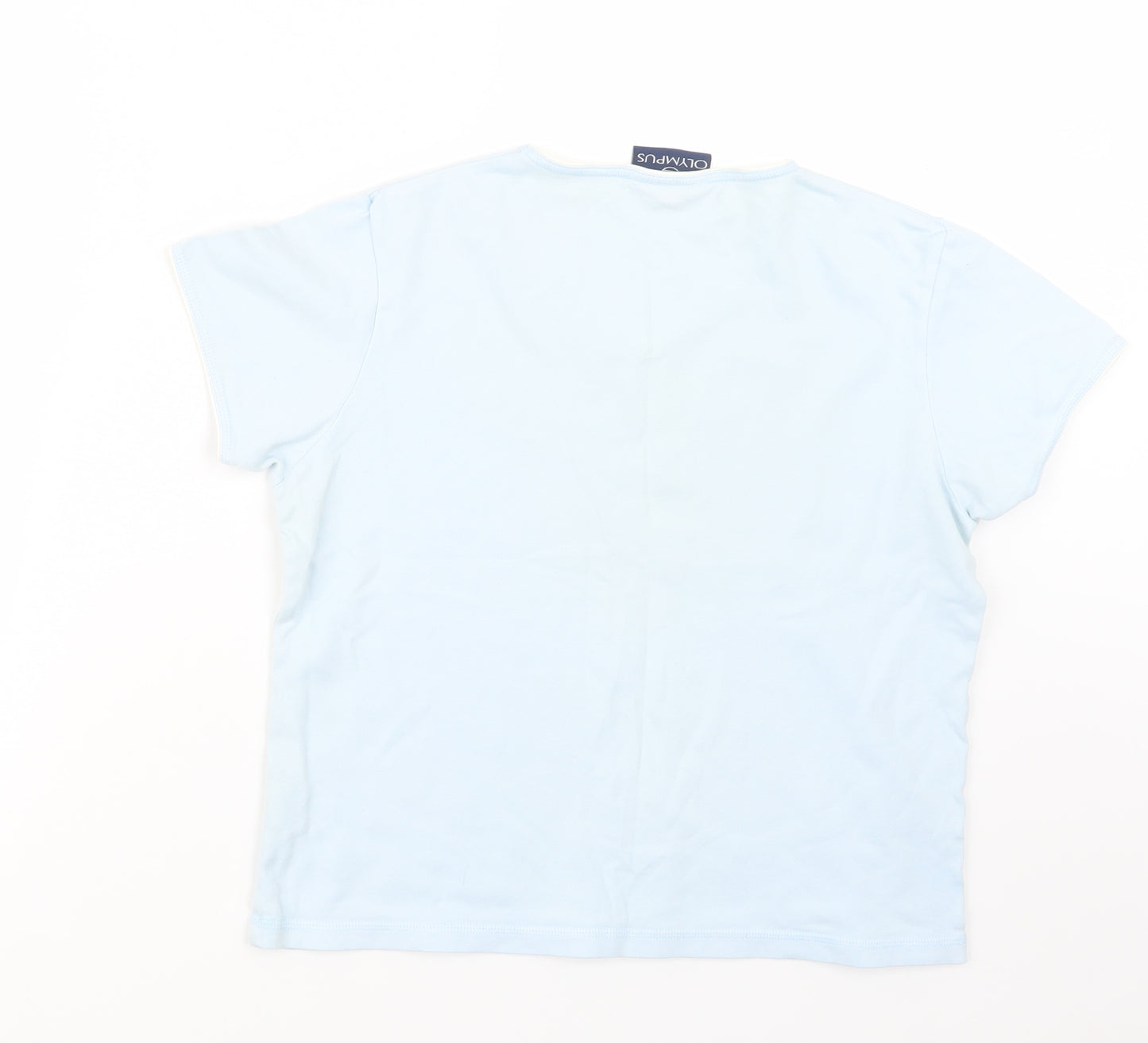 Olympus Womens Blue   Basic T-Shirt Size 12